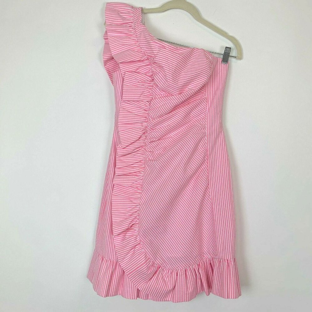Lilly Pulitzer One Shoulder Tiffani Dress Size 2_2